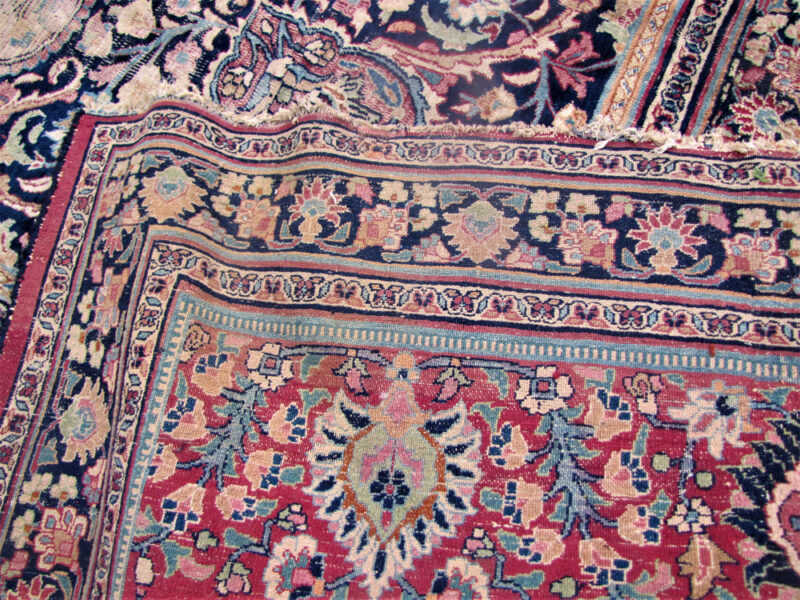 Antique Persian Lavar Condition With Wear rr702 - Image 4