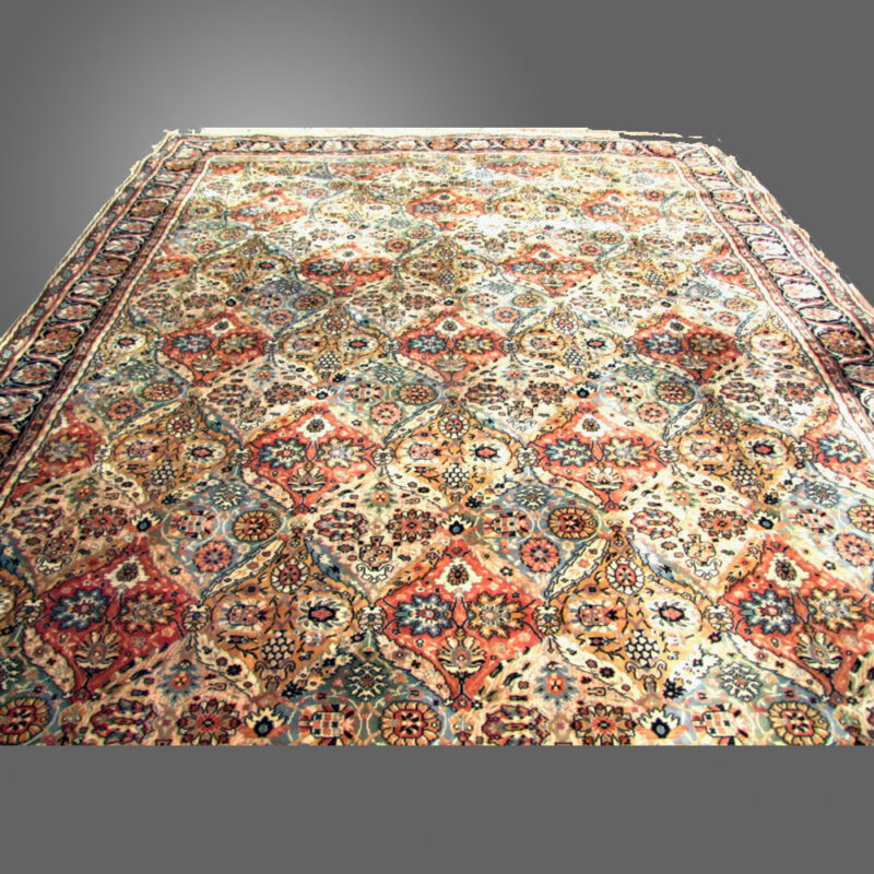 Superb Antique Anglo Persian Arts and Crafts Persian Tabriz design rug rr713