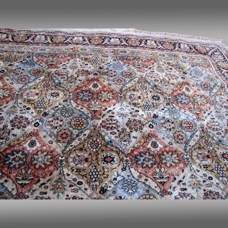 Superb Antique Anglo Persian Arts and Crafts Persian Tabriz design rug rr713 - Image 8