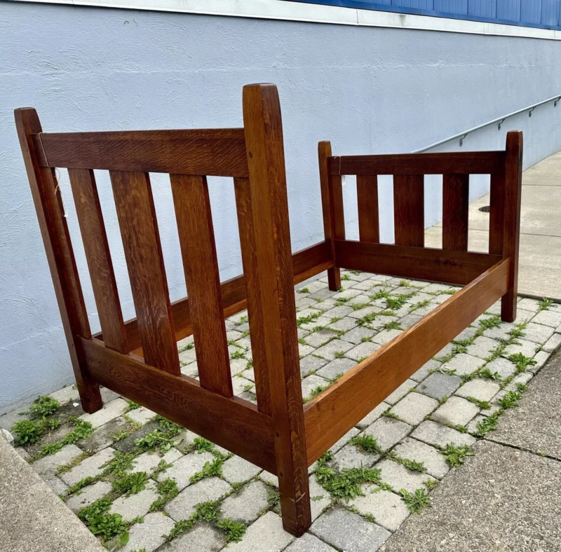 Antique Gustav Stickley Full Bed frame - W5404 - Image 11