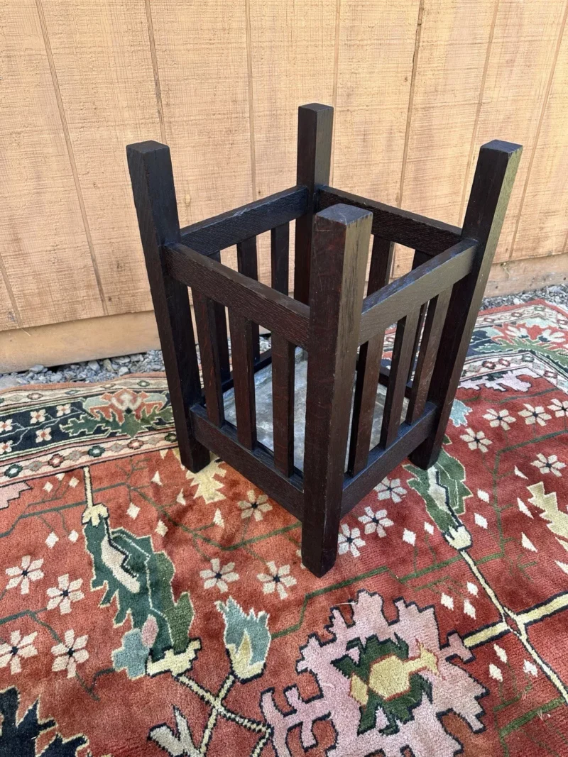 Arts & Crafts Umbrella Stand stickley era - MUST GO - W-8031 - Image 4