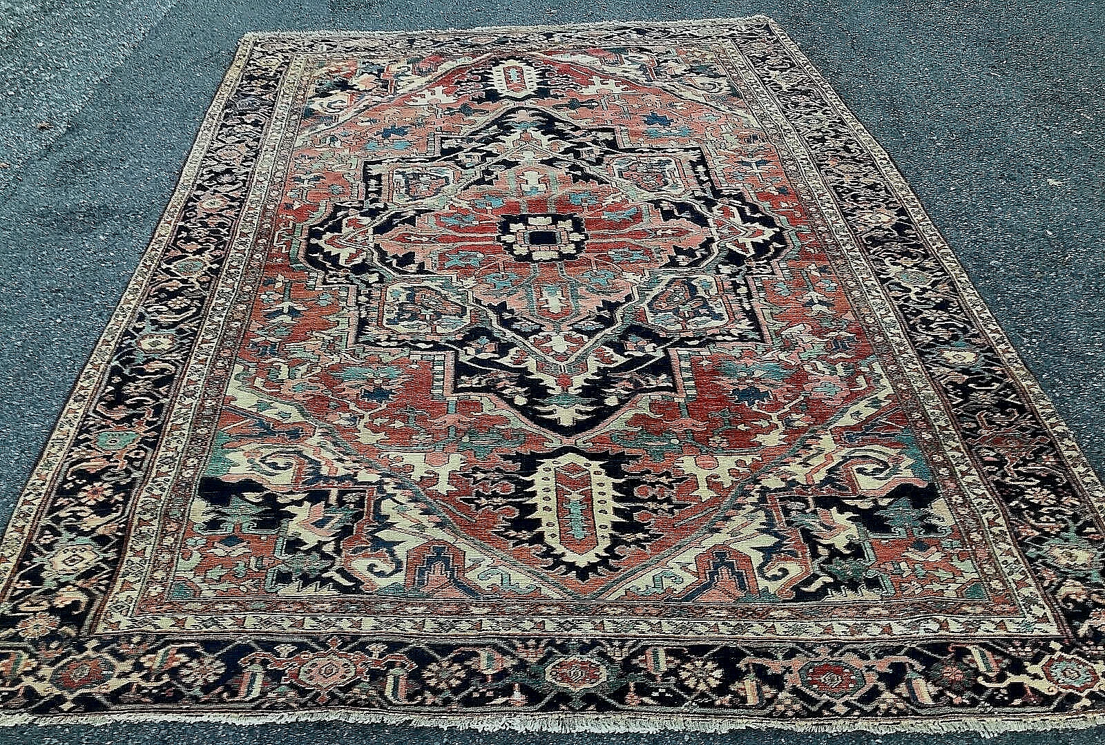 SUPERB ANTIQUE late 19 Century PERSIAN HERIZ 9' 2" BY 12' 5" rr 5055 - Image 3