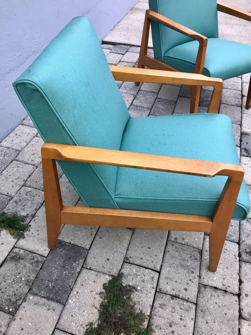 Pair of Haywood Wakefield Arm Chairs - Mid-Century Modern - Perfect Condition! - Image 4
