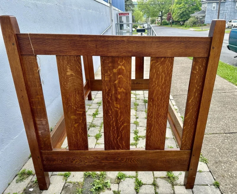 Antique Gustav Stickley Full Bed frame - W5404 - Image 18