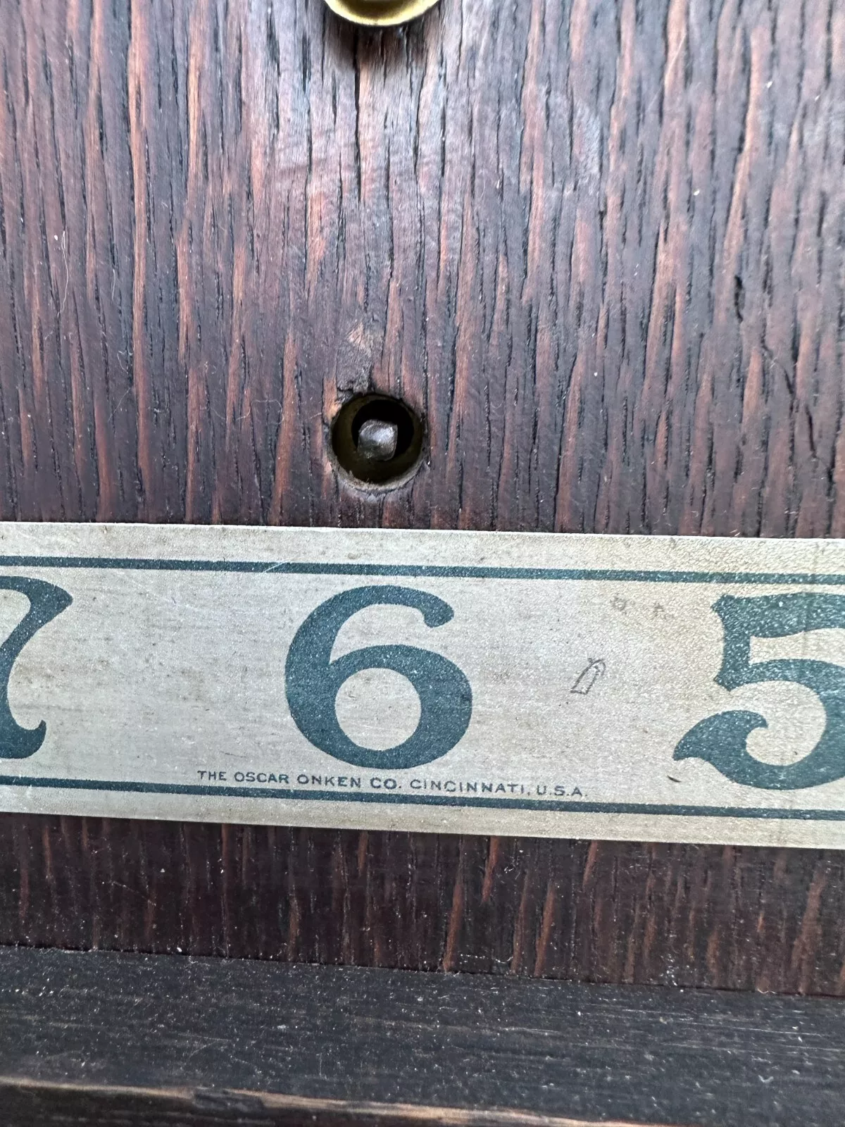 Antique SHOP OF THE CRAFTER mantel clock OSCAR ONKEN Stickley era - w7530 - Image 8