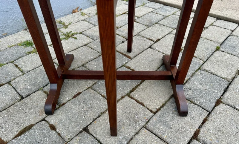Antique Arts & Crafts Small Drop Leaf Table - Stickley Era - Image 15
