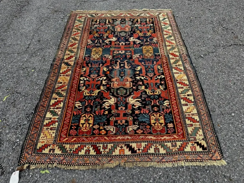 SOLD - Antique Caucasian SHIRVAN Oriental Rug