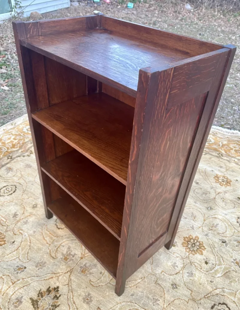 Superb Marked "Paine Furniture" Boston Book/Magazine Stand STICKLEY ERA - w7626 - Image 5