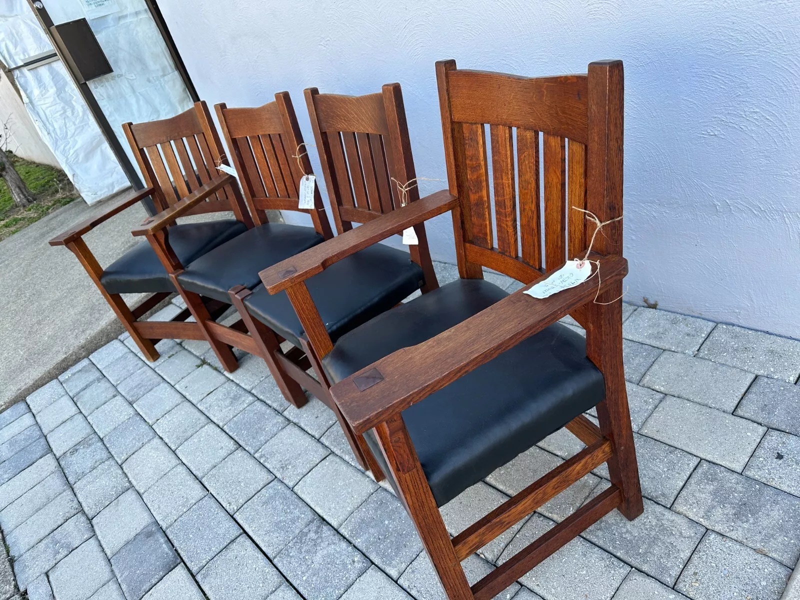Antique mission dining chairs hotsell