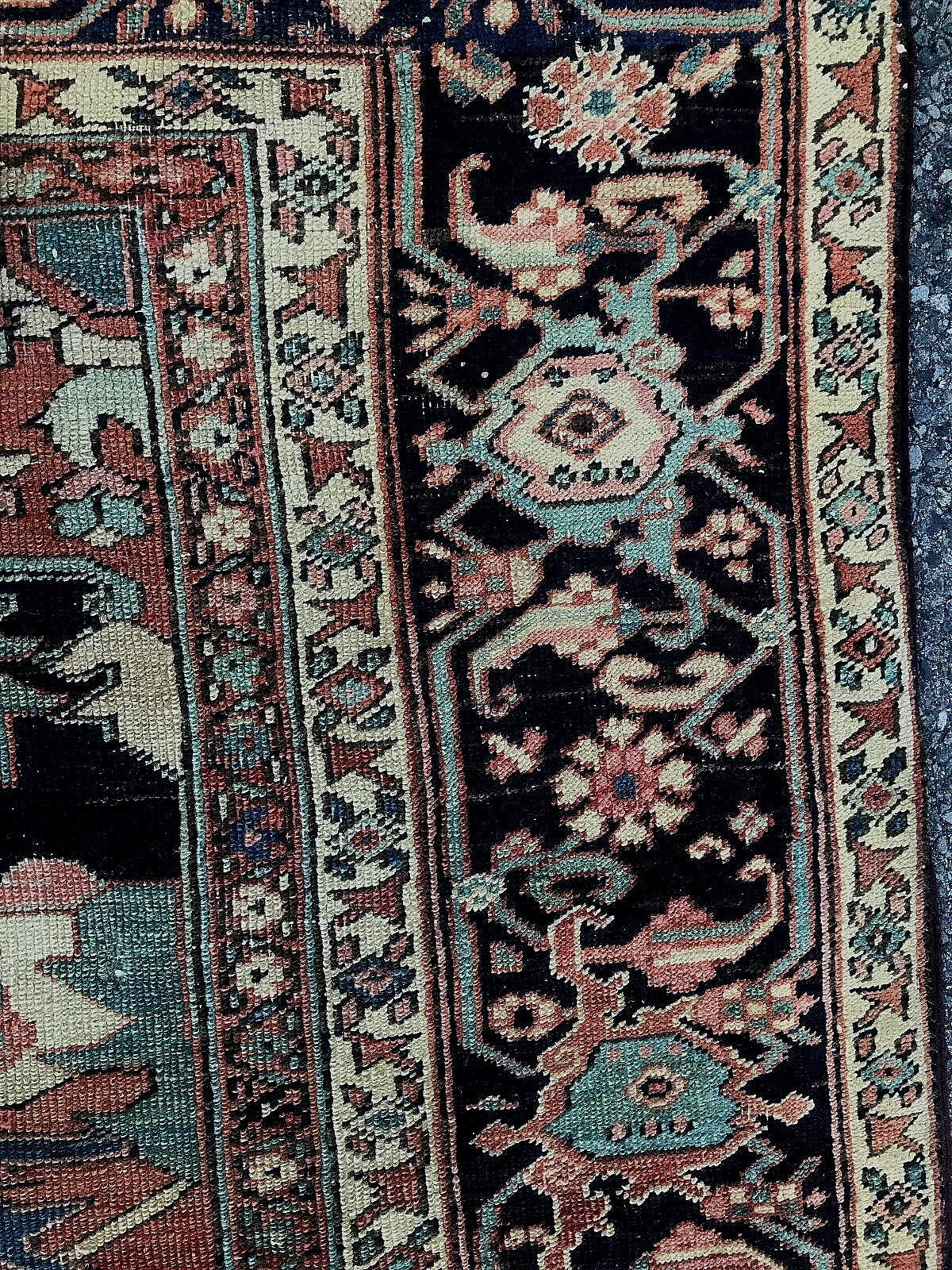 SUPERB ANTIQUE late 19 Century PERSIAN HERIZ 9' 2" BY 12' 5" rr 5055 - Image 17