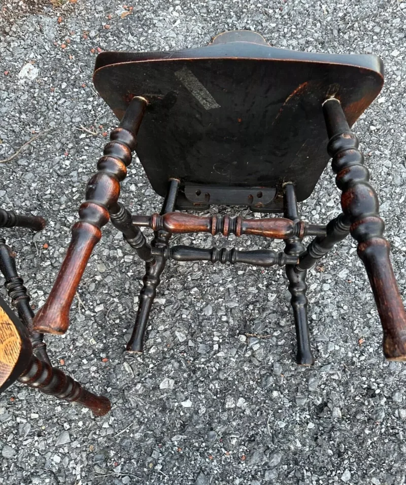 ANTIQUE A&C Stickley, Limbert era set of 6 chairs (STICKLEY ERA) - Image 11