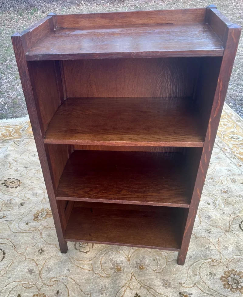 Superb Marked "Paine Furniture" Boston Book/Magazine Stand STICKLEY ERA - w7626 - Image 7