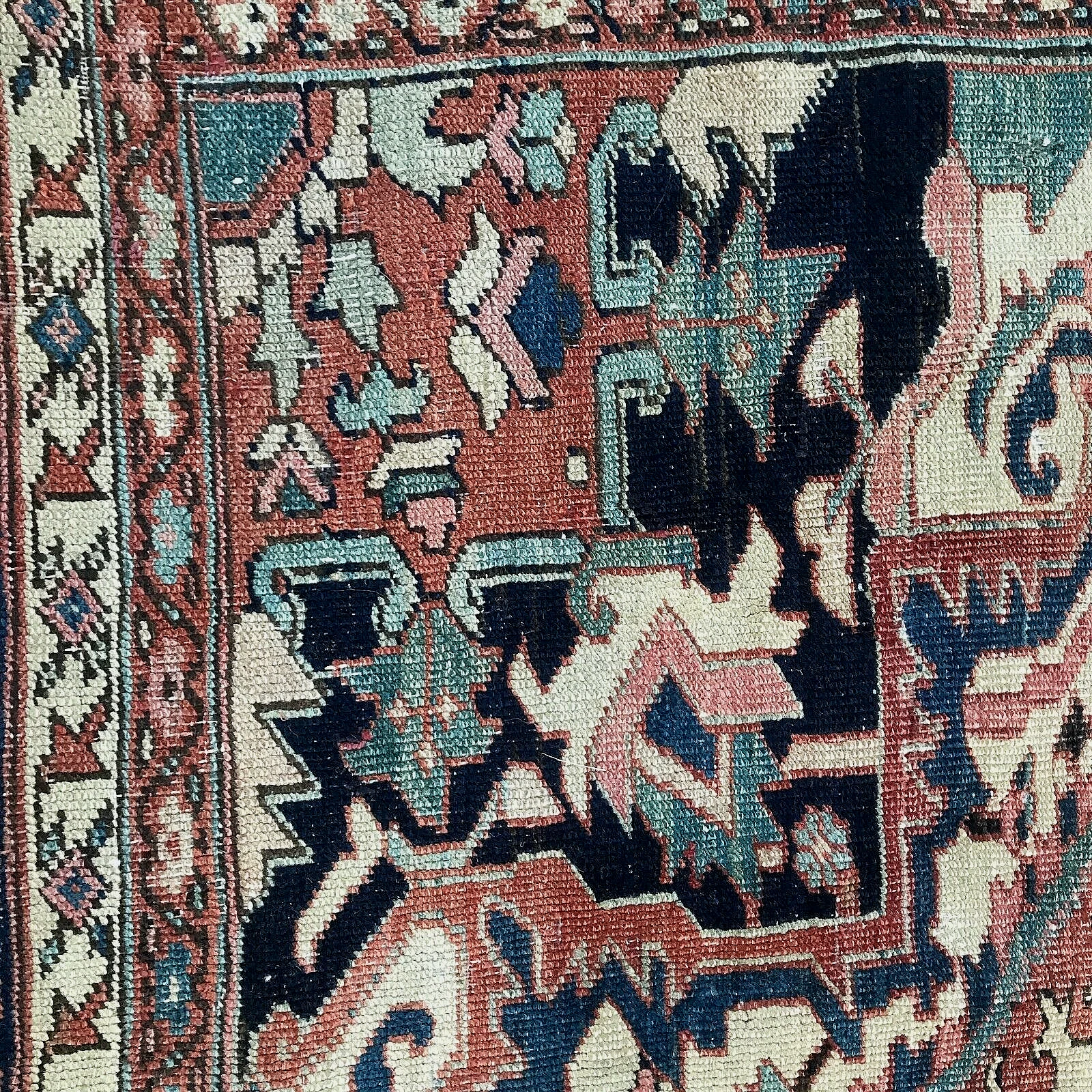 SUPERB ANTIQUE late 19 Century PERSIAN HERIZ 9' 2" BY 12' 5" rr 5055 - Image 19