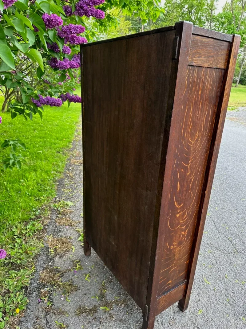 ANTIQUE GRAND RAPID bookcase , circa 1900 stickley era w7423 - Image 2