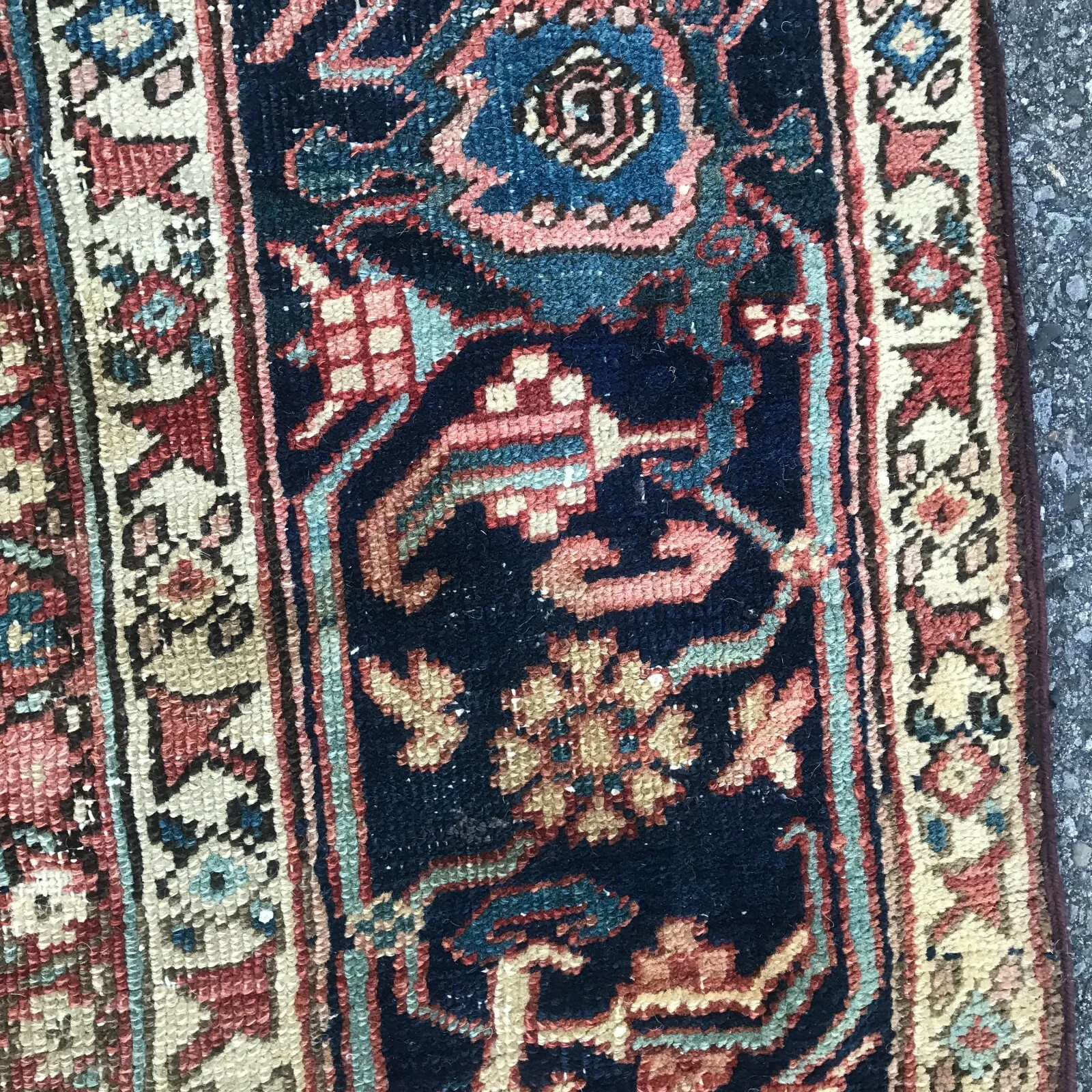 SUPERB ANTIQUE late 19 Century PERSIAN HERIZ 9' 2" BY 12' 5" rr 5055 - Image 21