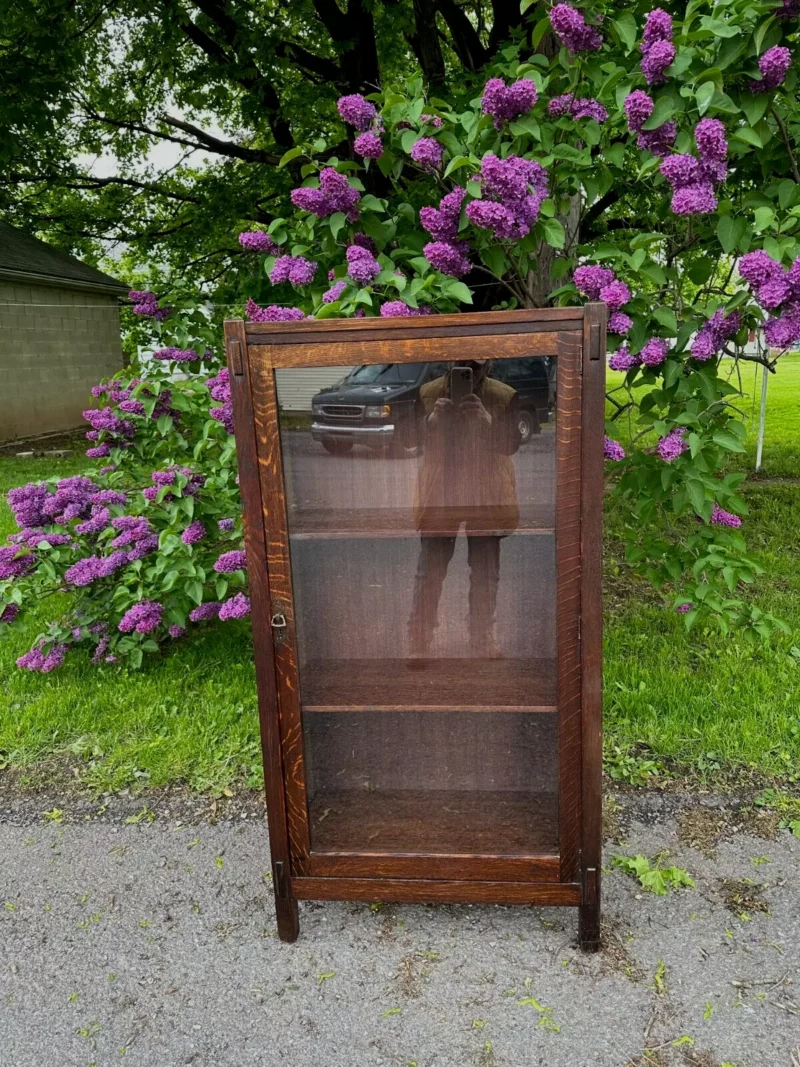 ANTIQUE GRAND RAPID bookcase , circa 1900 stickley era w7423 - Image 6