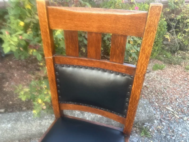 ANTIQUE STICKLEY BROS good side chair Chair - W7387 - Image 5