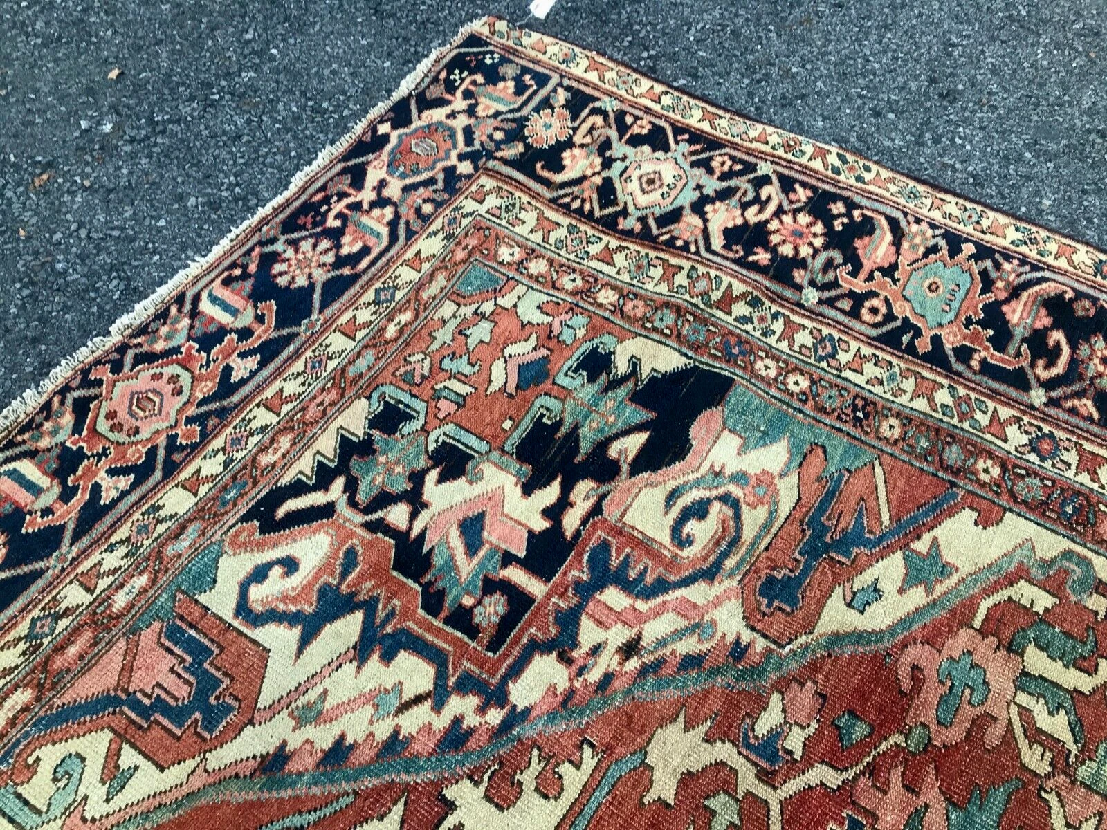 SUPERB ANTIQUE late 19 Century PERSIAN HERIZ 9' 2" BY 12' 5" rr 5055 - Image 4