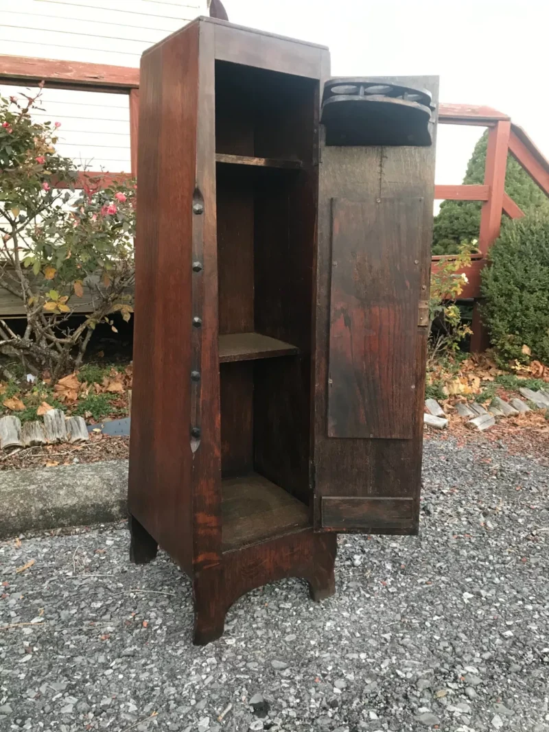 Antique "Shop of the Crafter" Small Cabinet OSCAR ONKEN , Stickley Era w5591 - Image 6