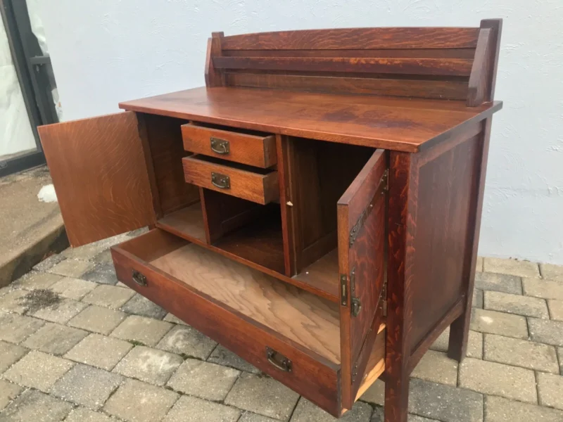 Antique Period L&JG Stickley model #708 Sideboard - Image 23