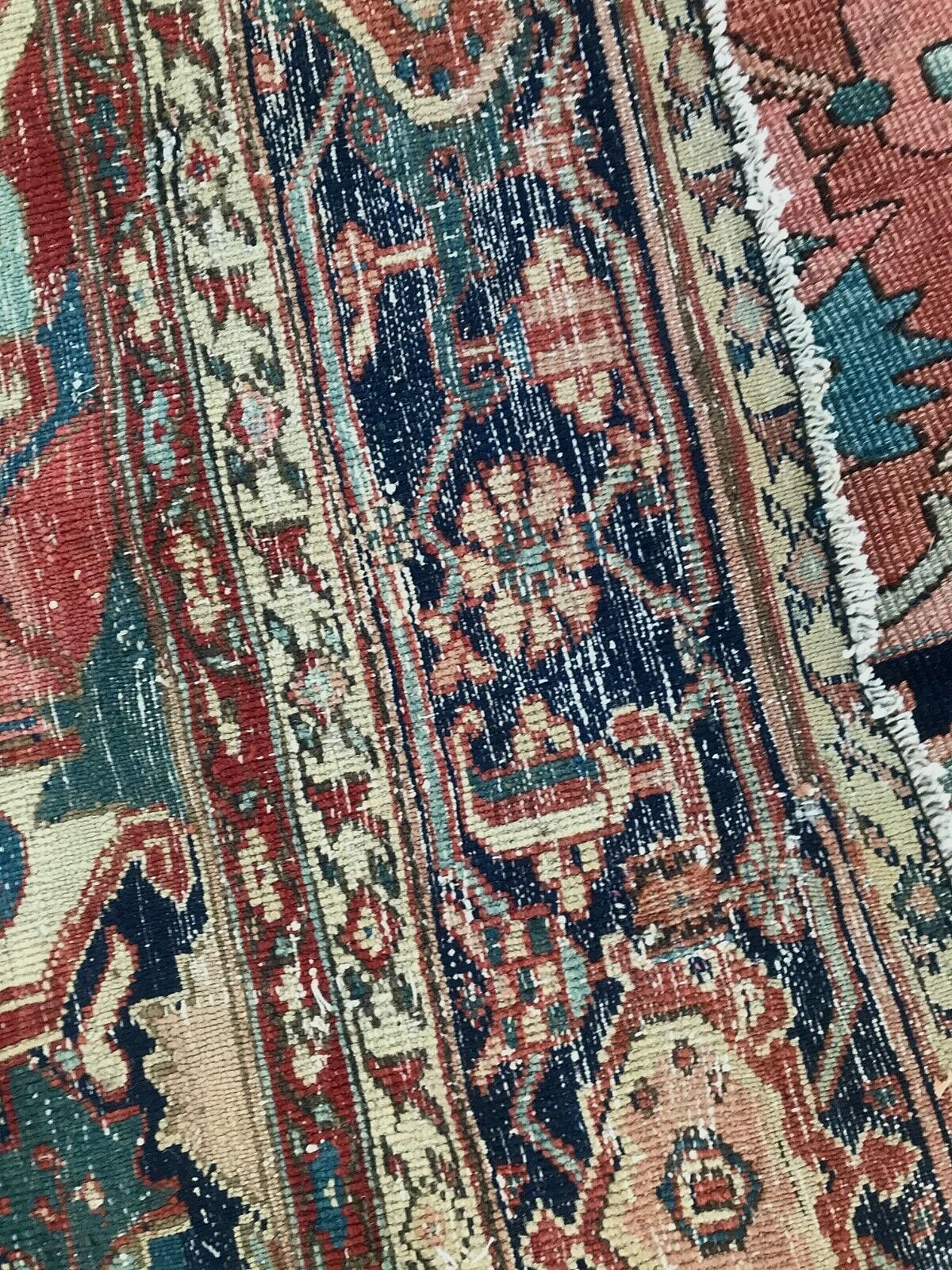 SUPERB ANTIQUE late 19 Century PERSIAN HERIZ 9' 2" BY 12' 5" rr 5055 - Image 24