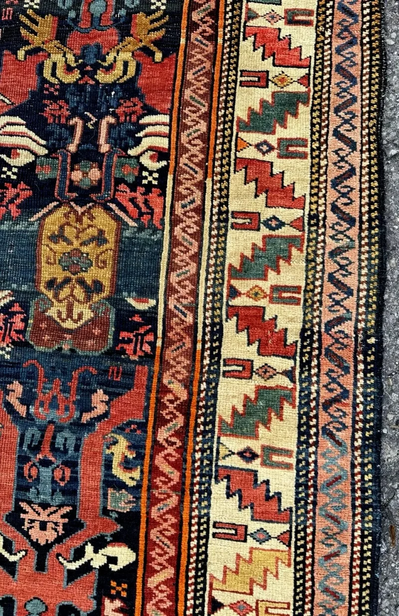 SOLD - Antique Caucasian SHIRVAN Oriental Rug - Image 3