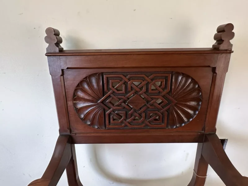 ANTIQUE Arts & Crafts Arm Chair - W1784 - Image 3
