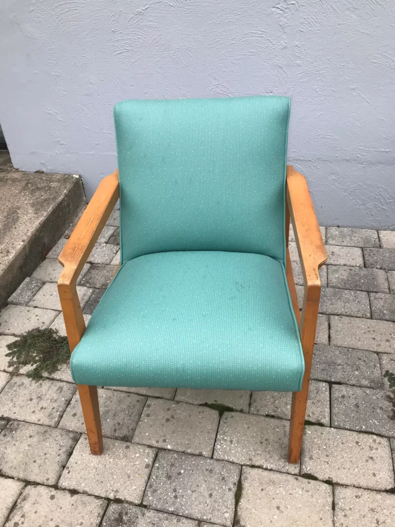 Pair of Haywood Wakefield Arm Chairs - Mid-Century Modern - Perfect Condition! - Image 6