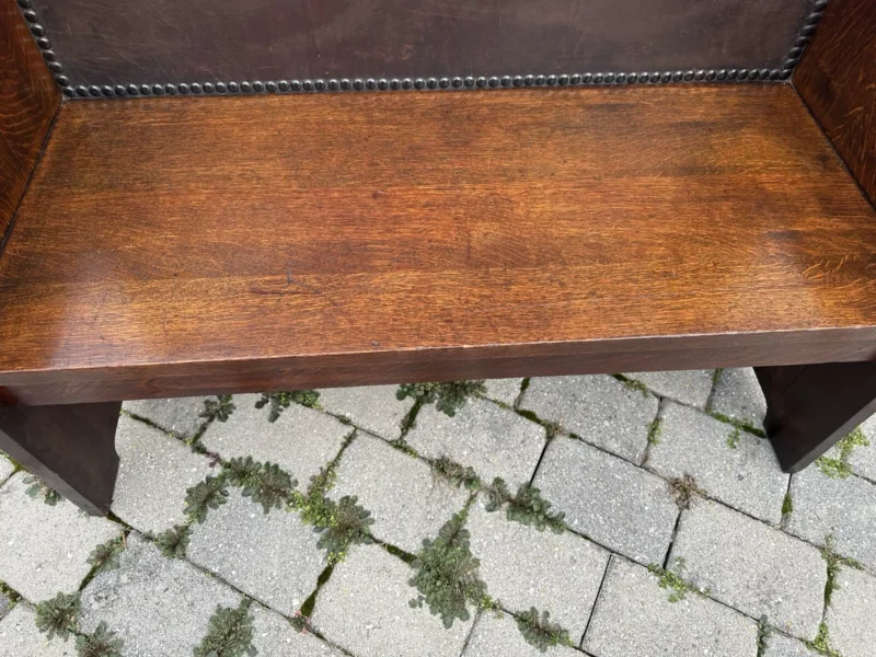 SUPERB Gustav Stickley Bench - w0001 - Image 14