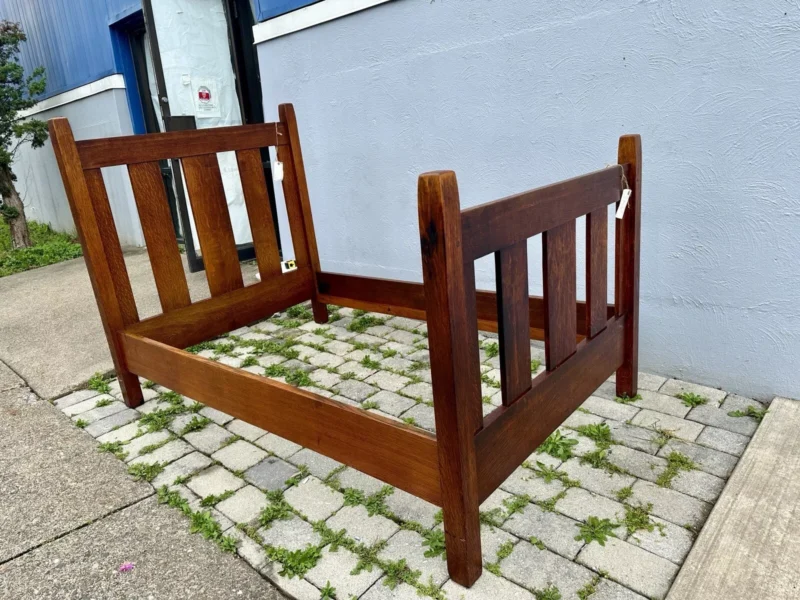 Antique Gustav Stickley Full Bed frame - W5404 - Image 10