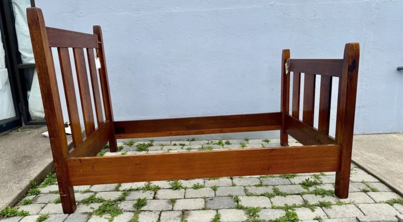 Antique Gustav Stickley Full Bed frame - W5404 - Image 12