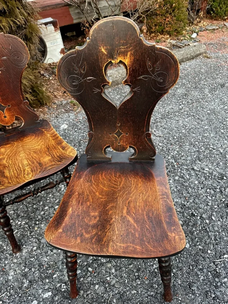 ANTIQUE A&C Stickley, Limbert era set of 6 chairs (STICKLEY ERA) - Image 16