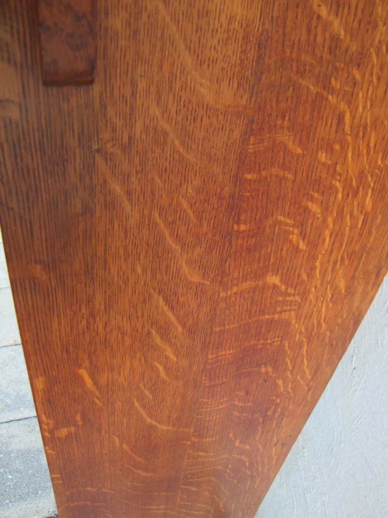 Antique LIMBERT DESK Oak Narrow Size Arts Crafts Stickley Era - W5779 - Image 10