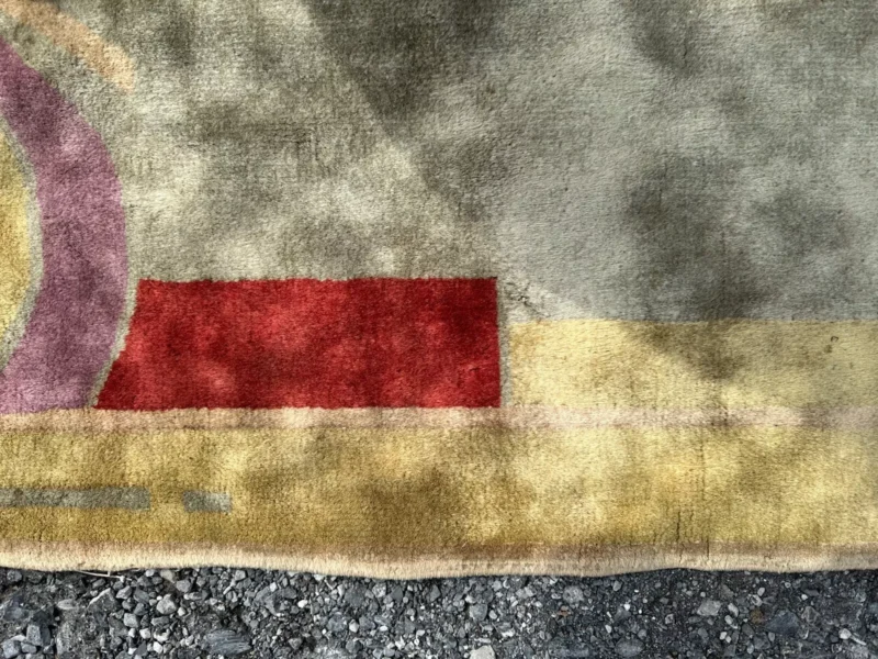 DECO design made wool pile rug in very good condition. REDUCED PRICE -  rr4722 - Image 5