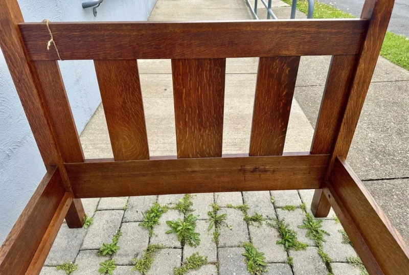 Antique Gustav Stickley Full Bed frame - W5404 - Image 15