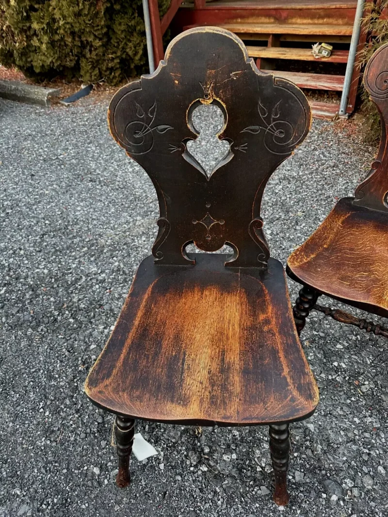 ANTIQUE A&C Stickley, Limbert era set of 6 chairs (STICKLEY ERA) - Image 2