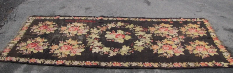 ANTIQUE Circa 1880s Period BESSARBIAN KILLIM - Not a Reproduction! - RR3433