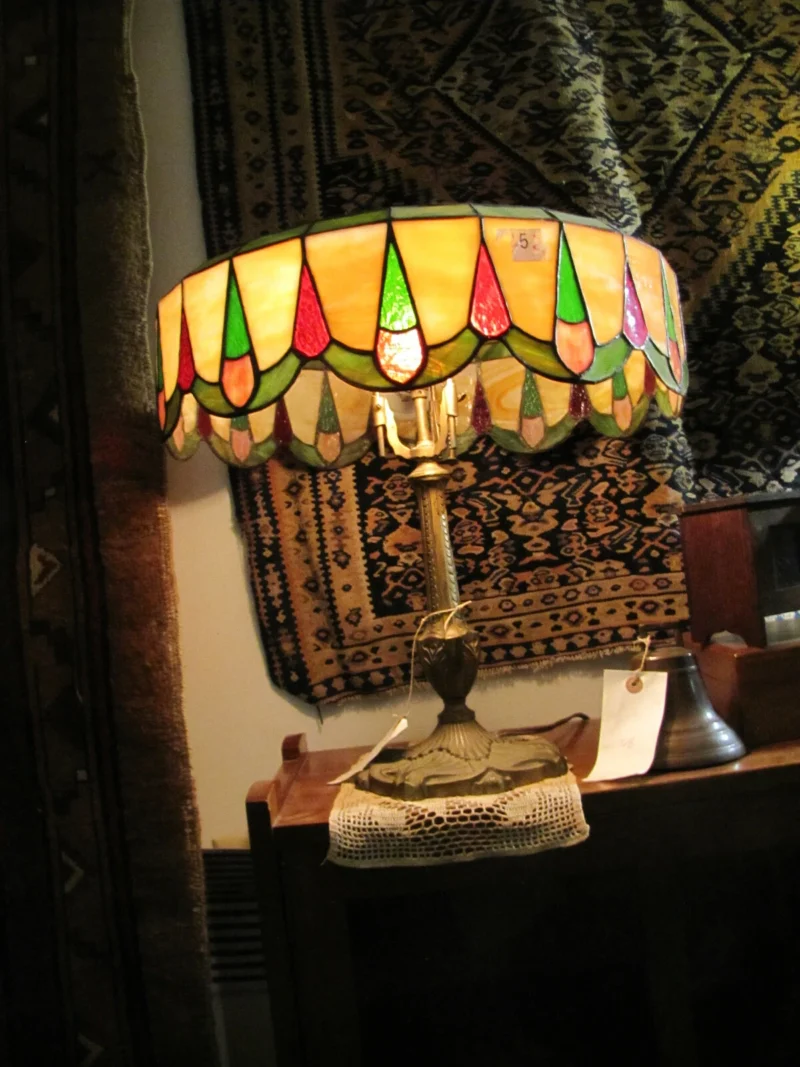 ANTIQUE "Arts & Crafts" Table Lamp, Stickley Era - W1917