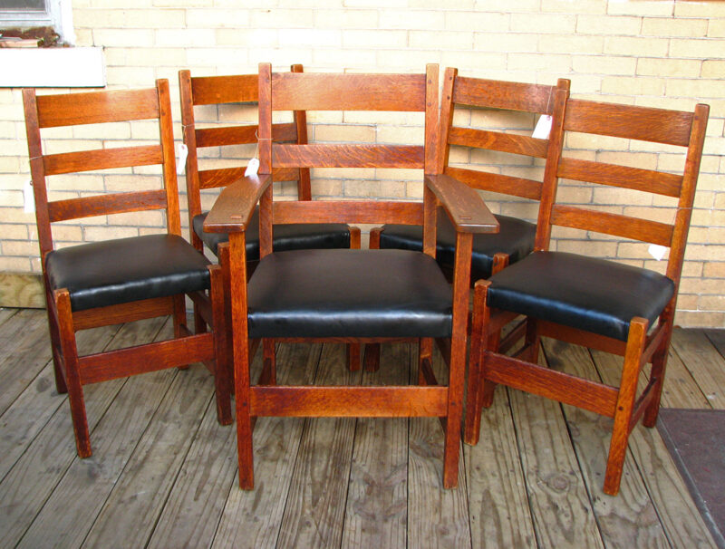 L&jg Stickley  5 Dining Chairs W1230 - Image 2