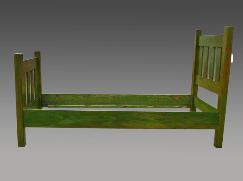 Arts & Crafts Bed Frame. W1264 - Image 4