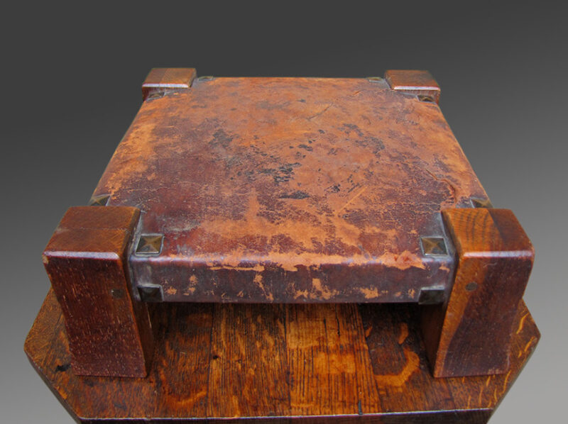 Antique Nice Gustav Stickley Foot Rest Monk Foot Stool | w1297? - Image 7