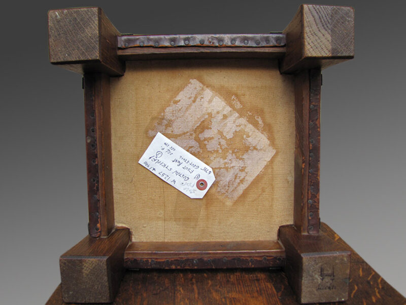 Antique Nice Gustav Stickley Foot Rest Monk Foot Stool | w1297? - Image 4