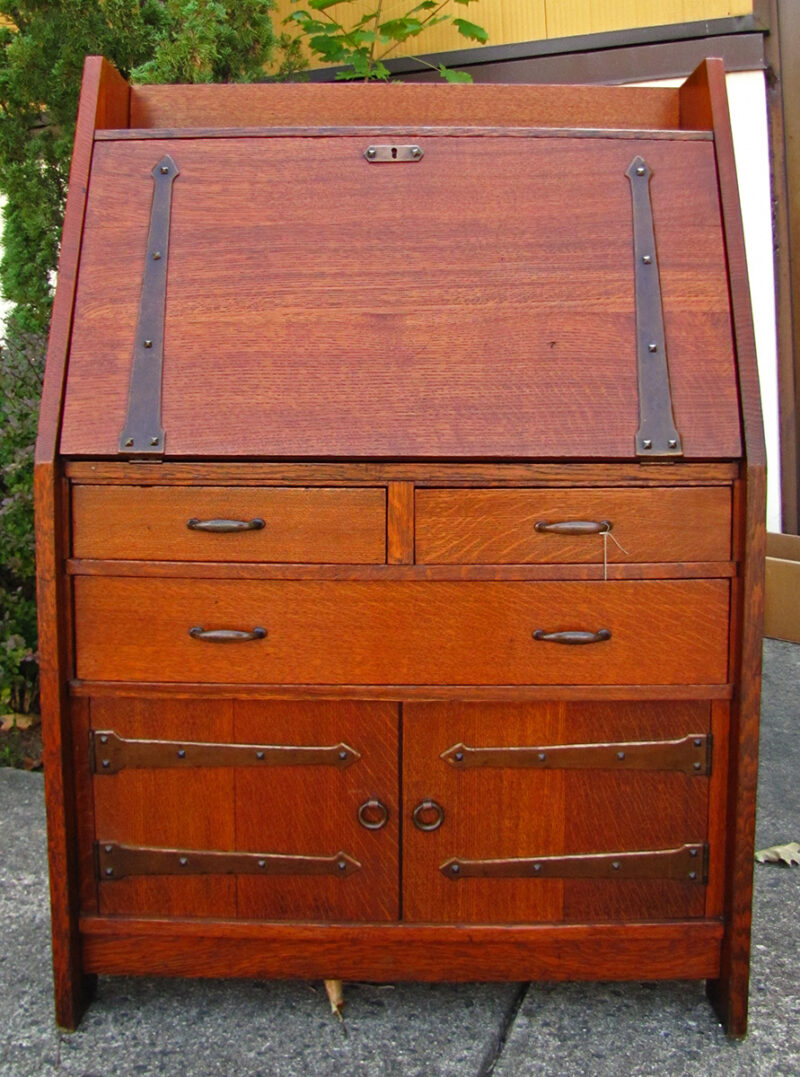 Gustav Stickley  Drop Front Desk W1407 - Image 18