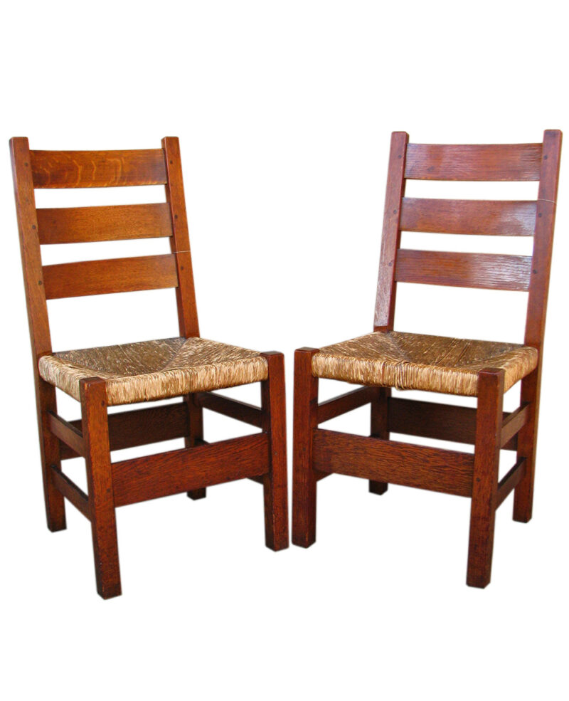 Gustav Stickley  Large Side Chairs W1561
