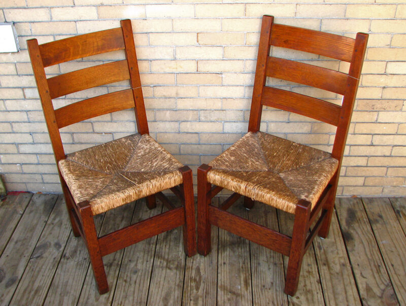 Gustav Stickley  Large Side Chairs W1561 - Image 2
