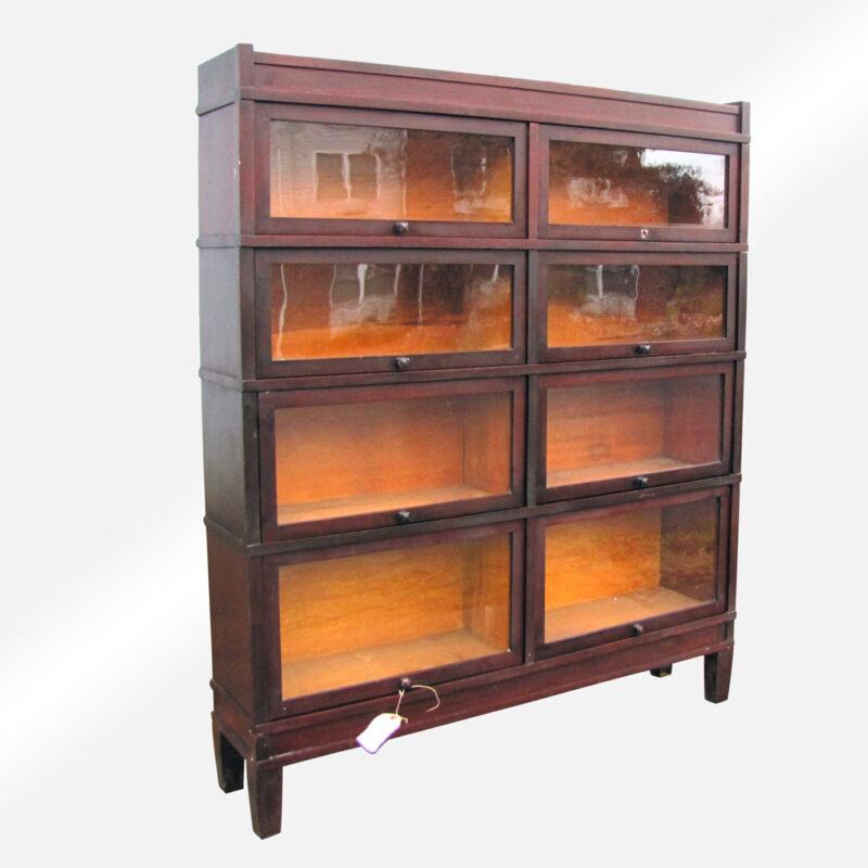 Antique Wide Barrister Bookcase (Rare Size) w1629 (Stickley Era) - Image 2