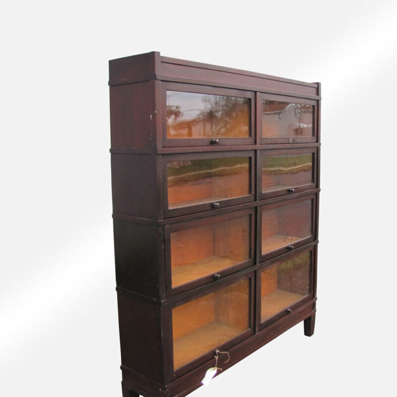 Antique Wide Barrister Bookcase (Rare Size) w1629 (Stickley Era) - Image 10