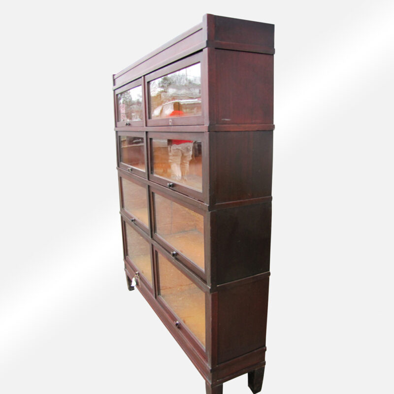 Antique Wide Barrister Bookcase (Rare Size) w1629 (Stickley Era) - Image 8