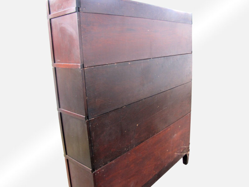 Antique Wide Barrister Bookcase (Rare Size) w1629 (Stickley Era) - Image 11