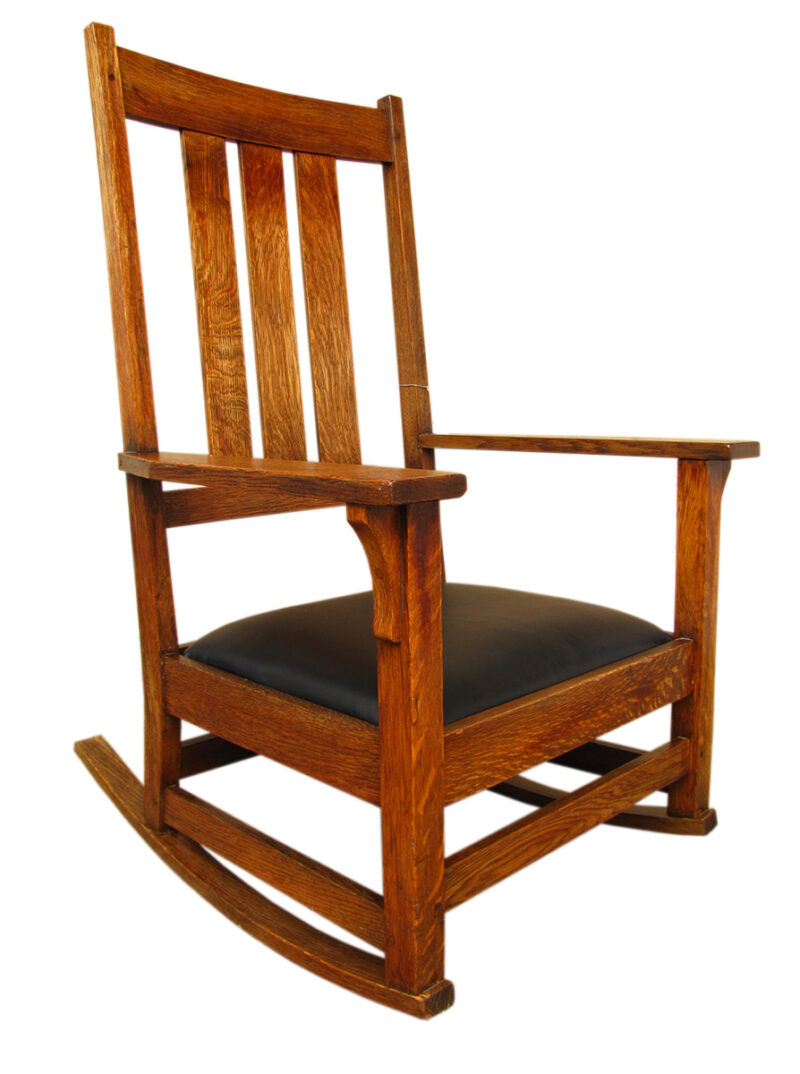 Gustav Stickley  High Back Rocker W162